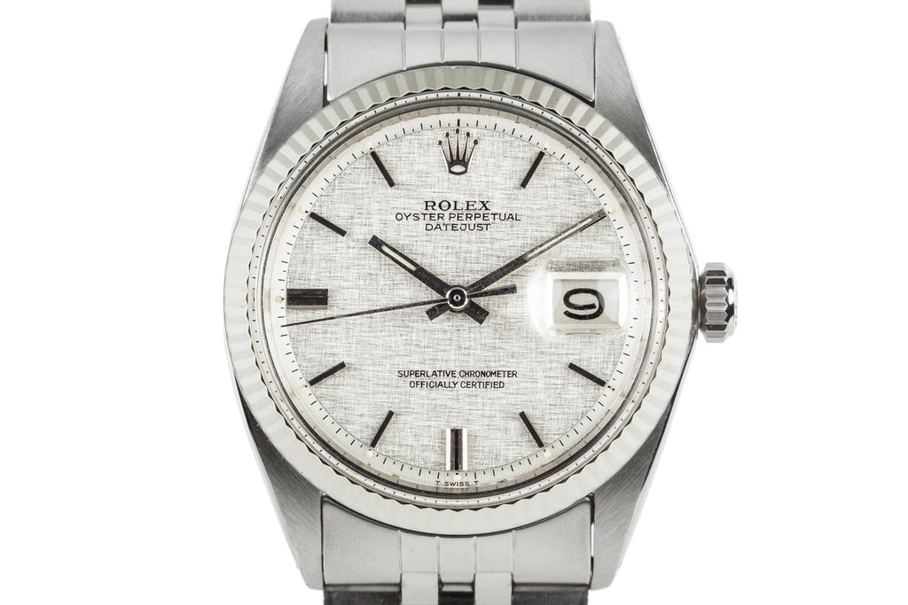 1971 Rolex DateJust 1601 with Linen Dial