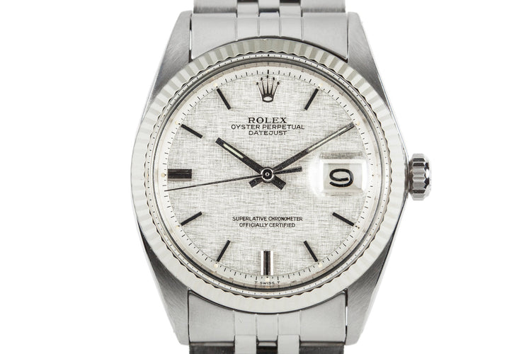 1971 Rolex DateJust 1601 with Linen Dial