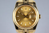 2013 Rolex YG DateJust 116238 with Box and Papers