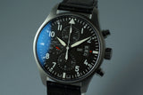 2014 IWC Pilot’s Chronograph IW3777-001 with Box and Papers