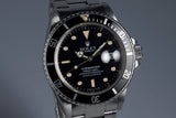 1986 Rolex Submariner 168000