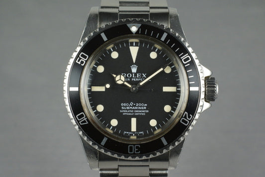 1972 Rolex Submariner 5512