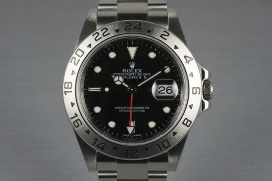2005 Rolex Explorer II 16570 with Box and Papers