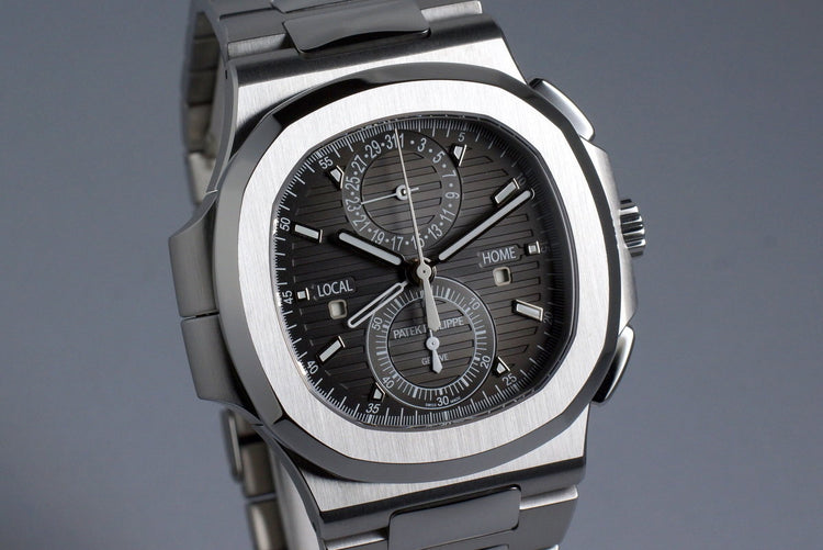 2015 Patek Philippe Nautilus Travel Time Chronograph 5990/1A with Box and Papers