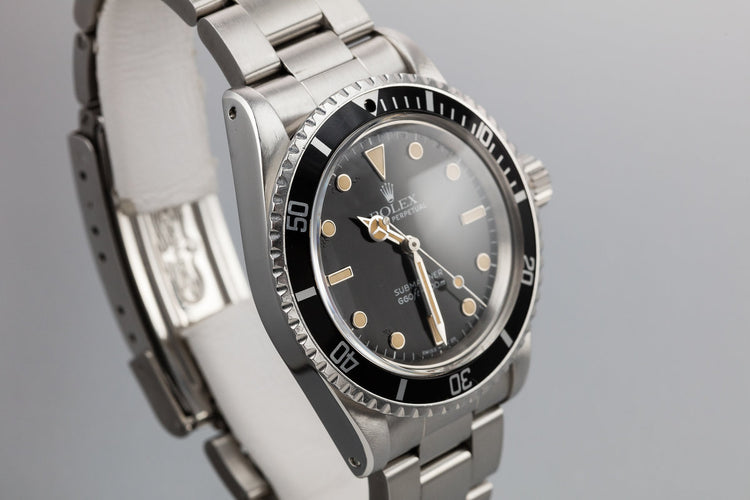 1971 Rolex Submariner 5513 with Glossy Service Dial
