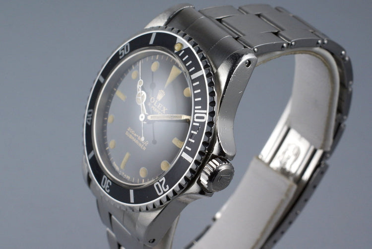 1964 Rolex Submariner 5513 Glossy Gilt Meters First Dial