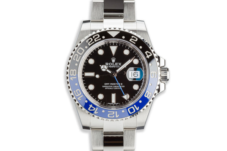 2018 Rolex GMT-Master II 116710BLNR "Batman" with Box and Card