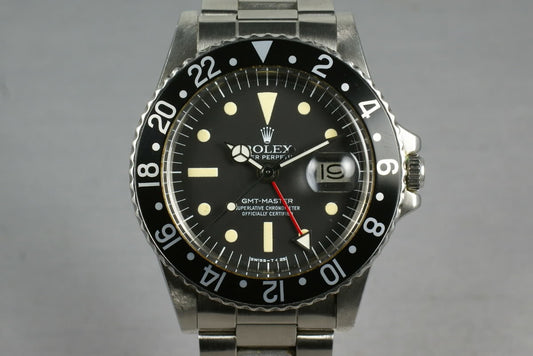 Rolex GMT 1675 “Radial Dial” with service papers