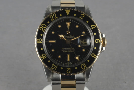 1978 Rolex Mens 1675F GMT-Master with Nipple Dial