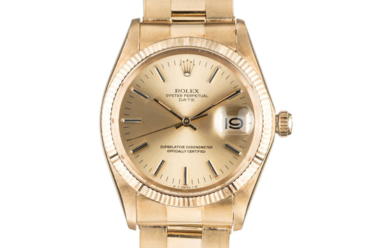 1971 Rolex 18K Date 1503