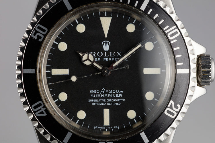 1966 Rolex Submariner 5512 with Newer Serif Dial