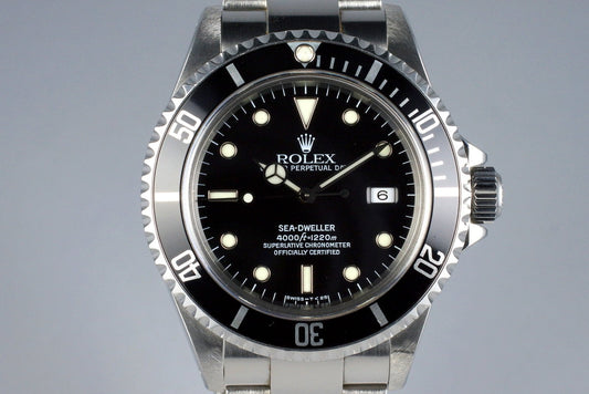 1998 Rolex Sea Dweller 16600 with RSC Papers