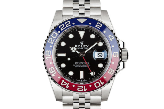 2018 Rolex Ceramic GMT-Master II 126710BLRO with Box and Papers