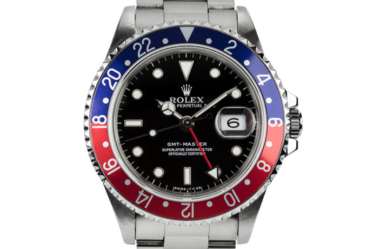 1995 Rolex GMT-Master 16700 with "Pepsi" Bezel Insert