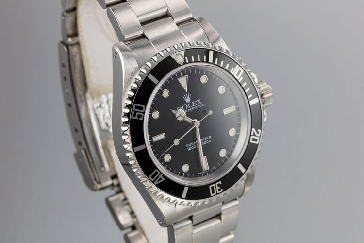 1990 Rolex Submariner 14060 with Service Papers