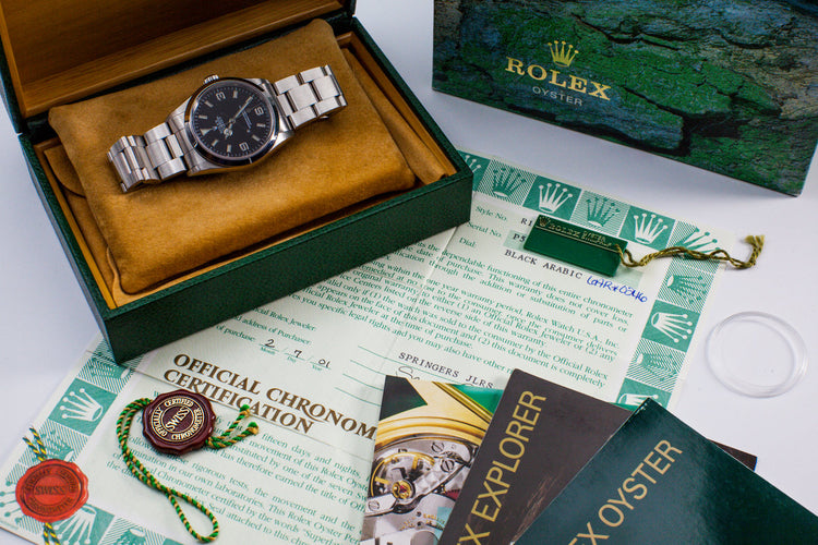 2000 Rolex Explorer 14270 with Box and Papers