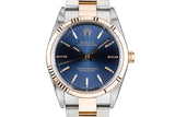 2001 Rolex Two Tone Oyster Perpetual 14233 Blue Dial