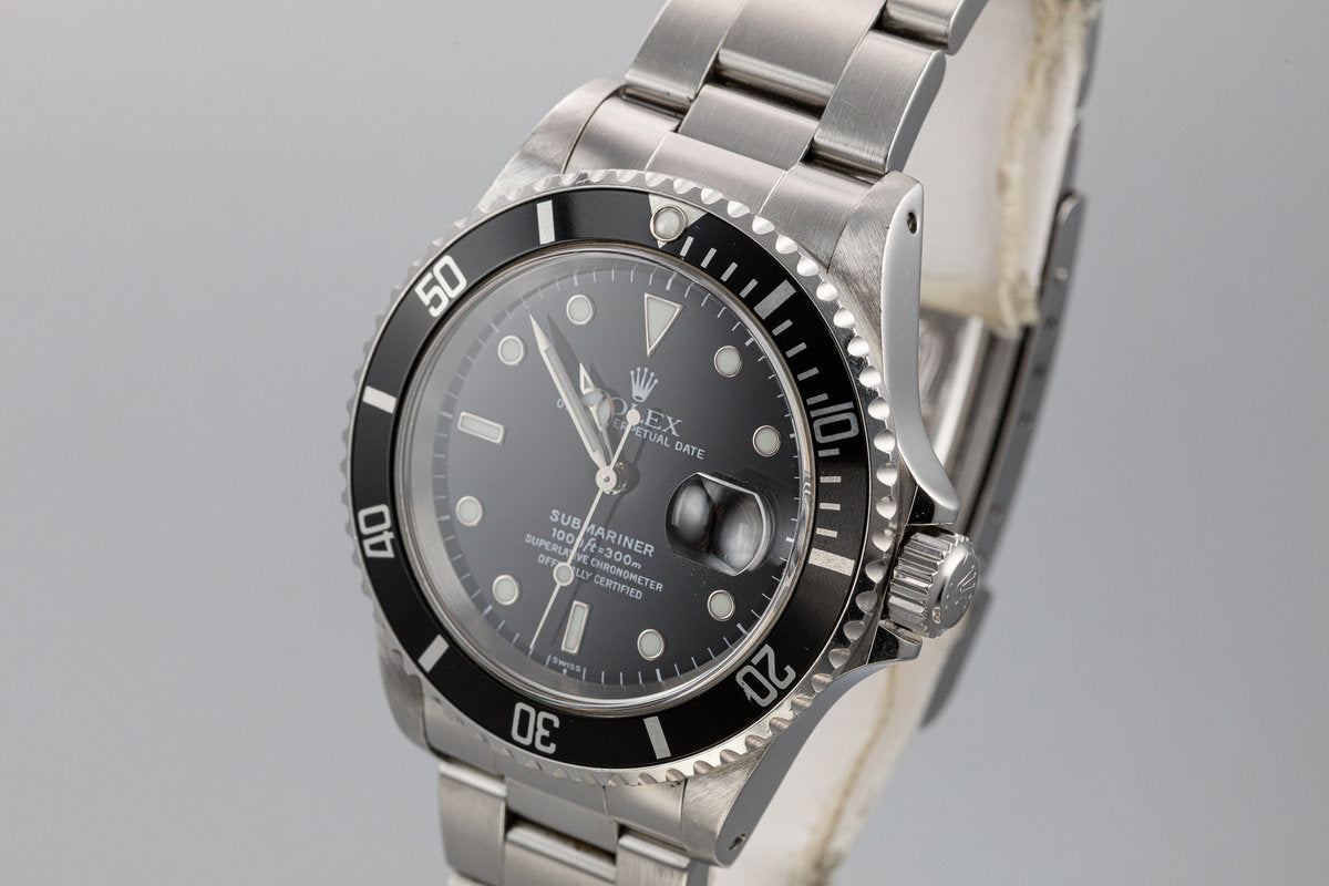 HQ Milton - 1998 Rolex Submariner 16610 SWISS Only Dial with Box