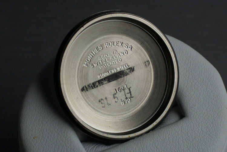 1970 Rolex DateJust 1601 Non-Luminous Dial