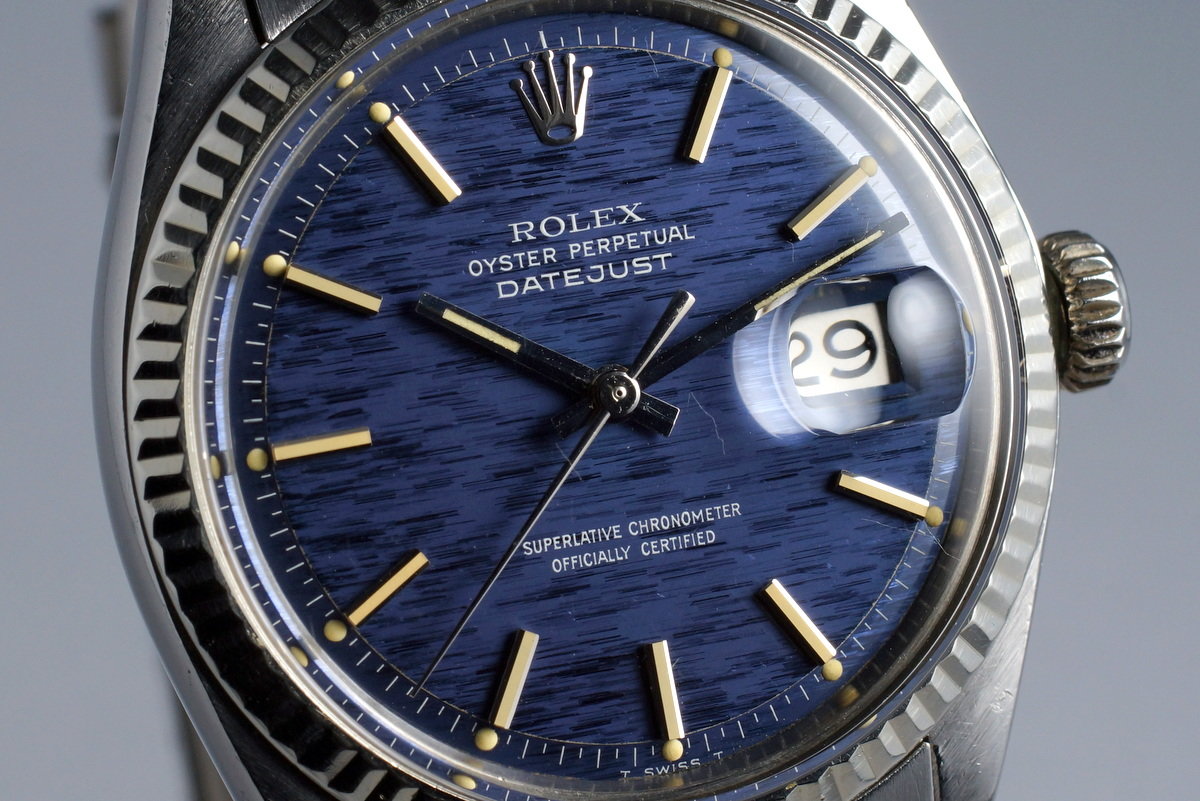 Rolex blue mosaic outlet dial