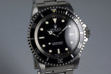 1989 Rolex Submariner 5513 with Box and Papers