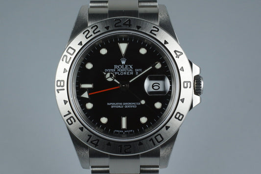 2003 Rolex Explorer II 16570 with Box and Papers