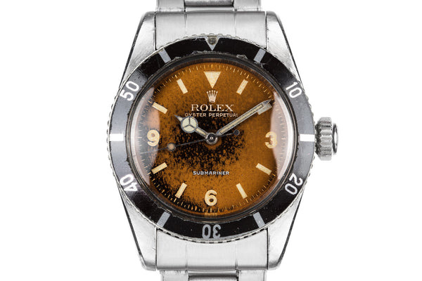 HQ Milton - 1954 Rolex Submariner Big Crown 6200 with Tropical