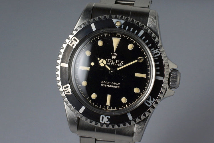 1963 Rolex Submariner 5512 PCG with Gilt Glossy Chapter Ring Dial