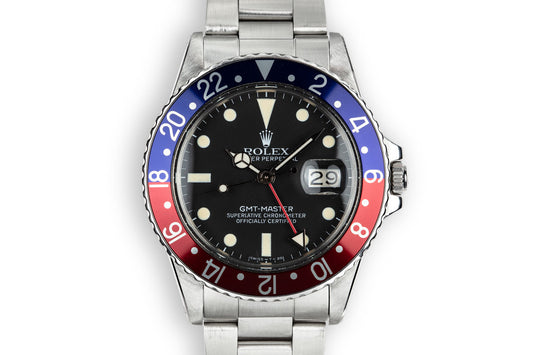 1981 Rolex GMT-Master 16750 "Pepsi"