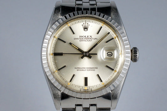 1972 Rolex DateJust 1603 Silver Sigma Dial