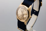 1963 Rolex 18K YG Day-Date 1802 SWISS Only Champagne Dial with 2019 Service Papers