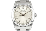 1997 Rolex Mid Size Oyster Perpetual 67480 Silver Dial with Box and Papers