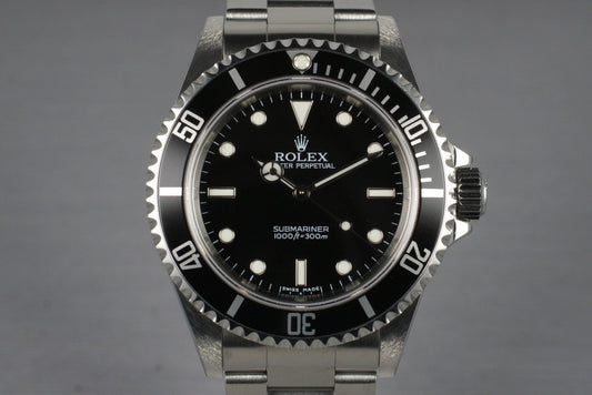 2006 Rolex Submariner 14060M with Box and Papers