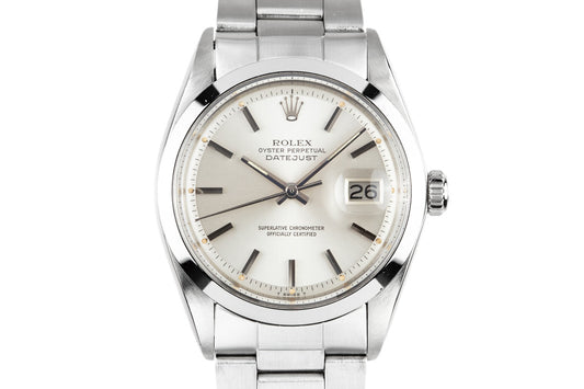 1972 Rolex DateJust 1600 Silver Dial