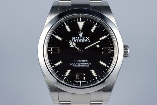 2015 Rolex Explorer 214270 with Box and Papers