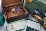 1987 Rolex 18K YG Submariner 16808 with Box and Papers