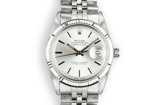 1968 Rolex DateJust 1601 with Silver Service Dial