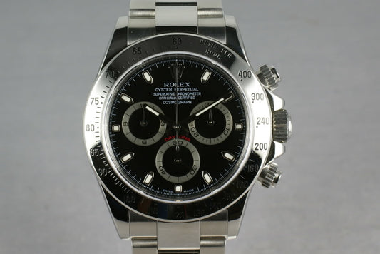 Rolex SS Daytona 116520 “black dial ”