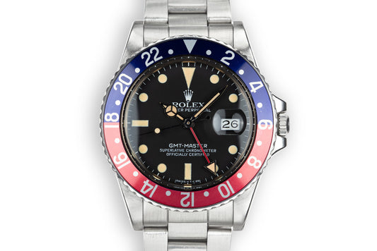 1981 Rolex GMT-Master 16750 "Pepsi" with Box and Papers