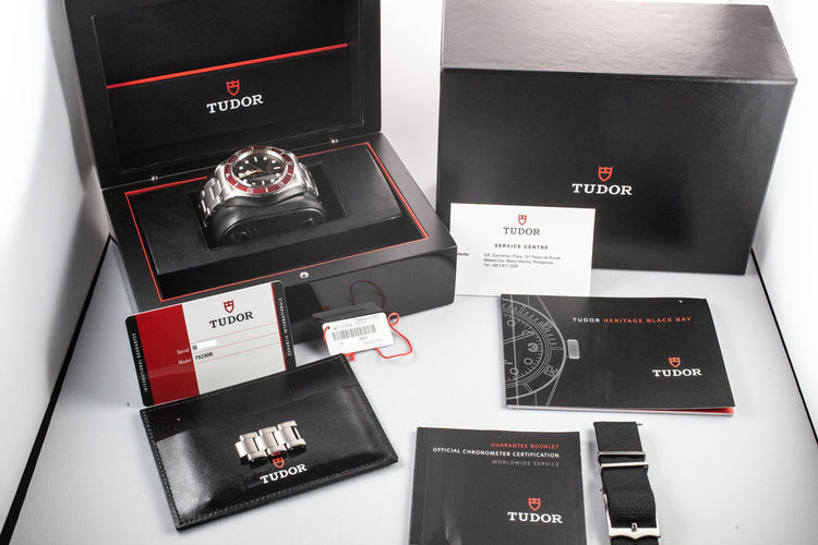 2017 Tudor Heritage Black Bay 79230R with Box and Papers