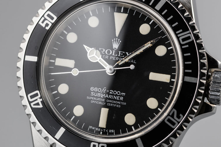 1977 Rolex Submariner 5512 with Mark 1 Maxi Dial