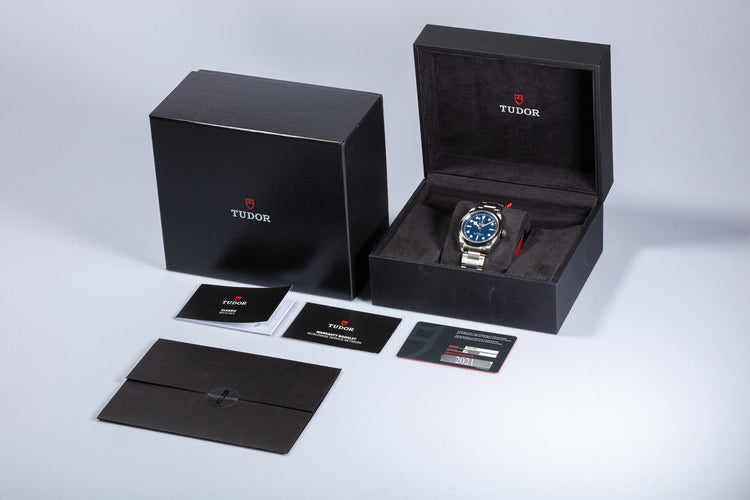 2021 Tudor 79500 Blue Dial Heritage Black Bay 36mm with Box and Card