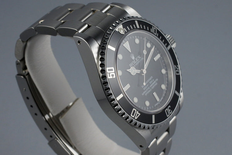2010 Rolex Submariner 14060M with 4 Line Dial