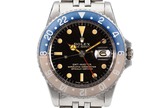 1965 Rolex GMT 1675 with Gilt Dial