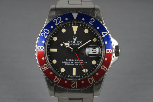 1960 Rolex GMT 1675 PCG