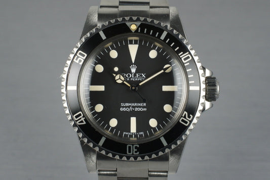 1981 Rolex Submariner 5513 Mark IV Maxi Dial