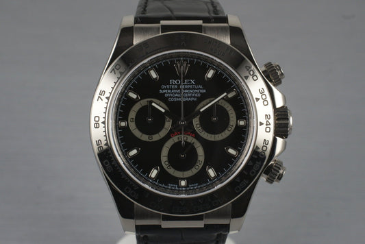 2007 Rolex 18K WG Daytona 116519 with Box and Papers