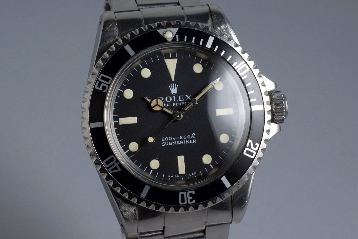 1968 Rolex Submariner 5513 Meters First