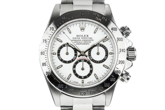 1995 Rolex Zenith Daytona 16520 White Dial