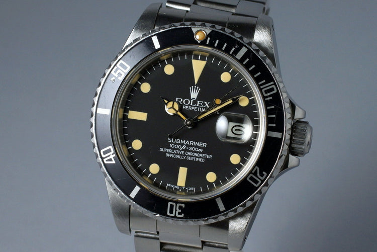 1983 Rolex Submariner 16800 Matte Dial